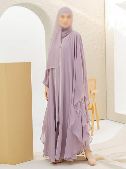 Fahim Farasha Abaya- Light Lilac