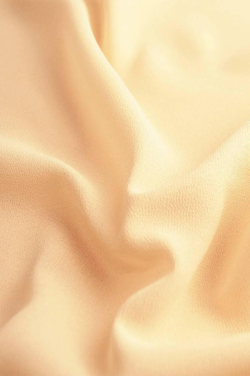 Beige Luxury Chiffon Hijab From Muslimaati