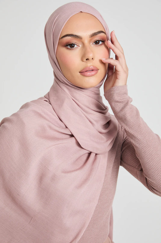 New Modal Hijab -Rose pink