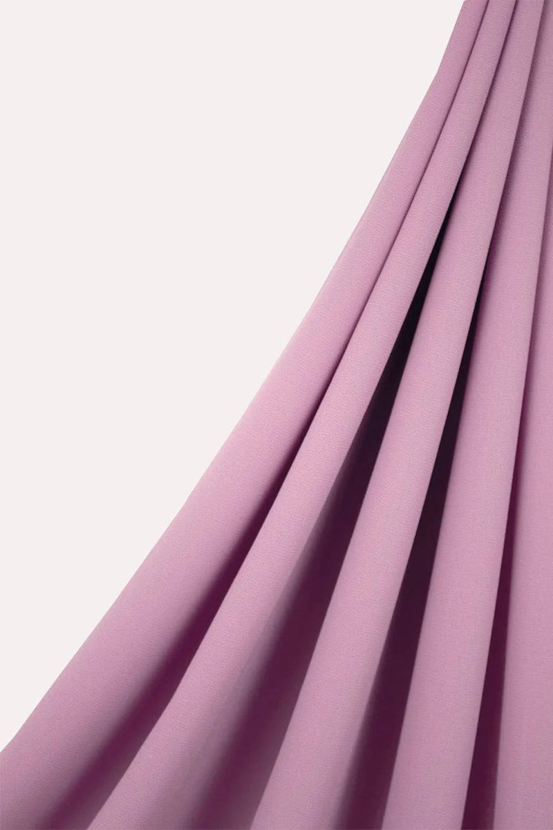 Luxury Chiffon Hijab - Mauve