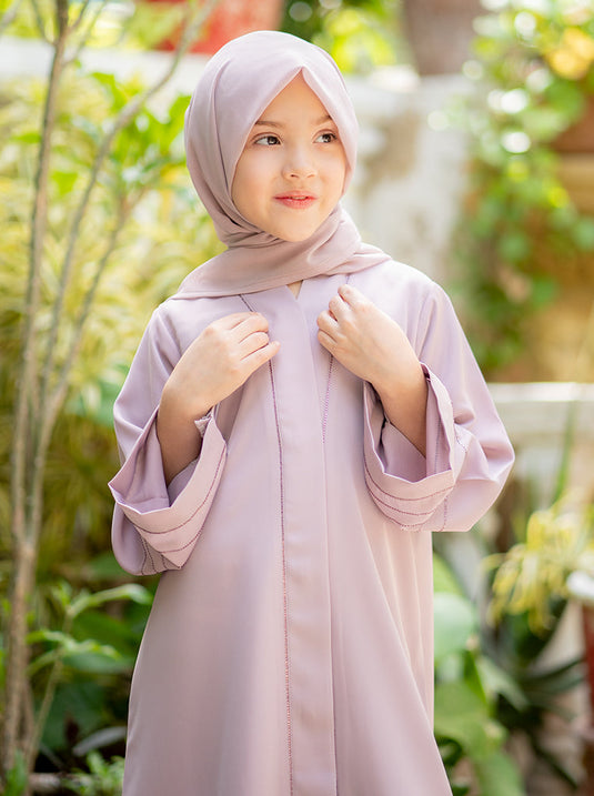 Hajar Embellished Abaya - Kids