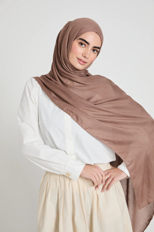 New Modal Hijab - Bronze