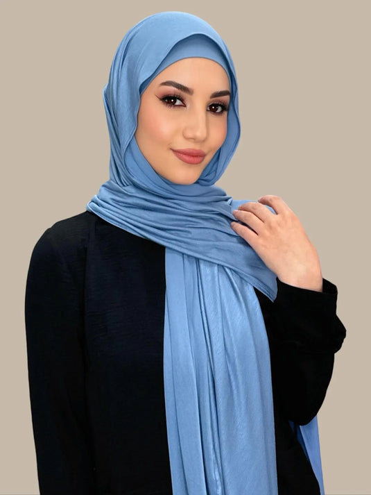 New light blue Jersey hijab