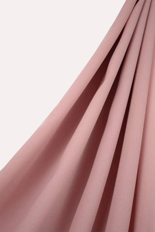 Luxury Chiffon Hijab - Nude Rose