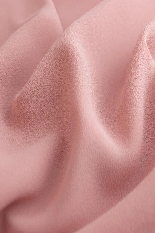 Luxury Nude Rose Chiffon Hijab