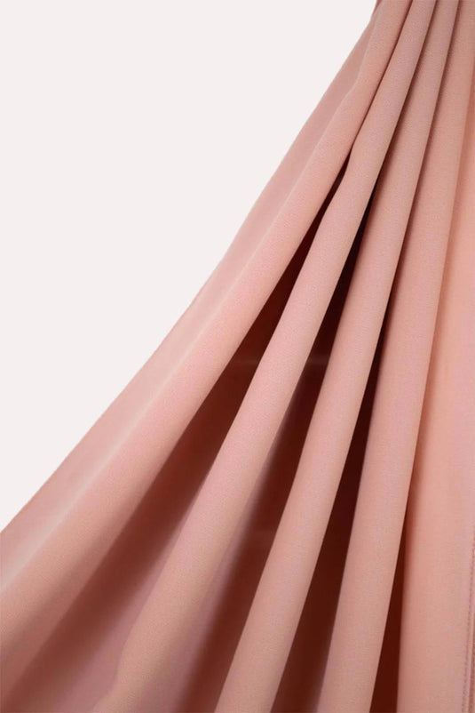 Luxury Chiffon Hijab - Peach