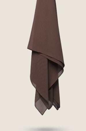 Luxury Cocoa Chiffon Hijab