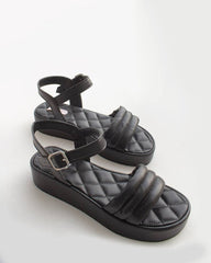 Black Sandals Wedges