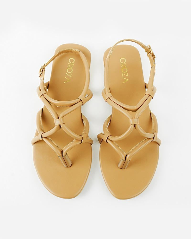 Nude strappy sandals